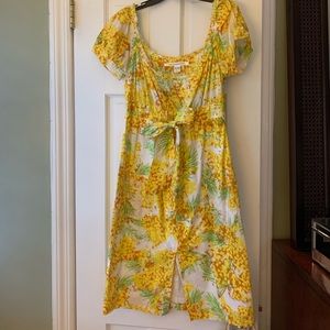DVF pineapple dress